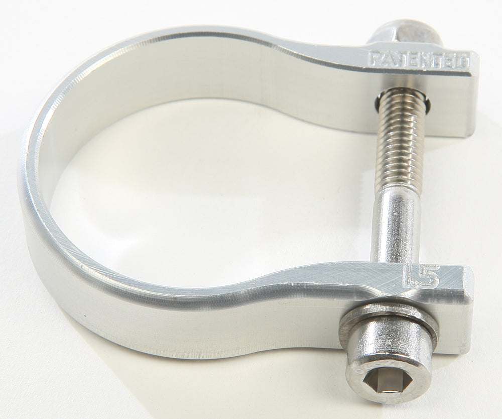 Axia Alloys Roll Bar Strap Clamp - UTV Roll Cage Mounting Clamp - 1.5 in / Silver
