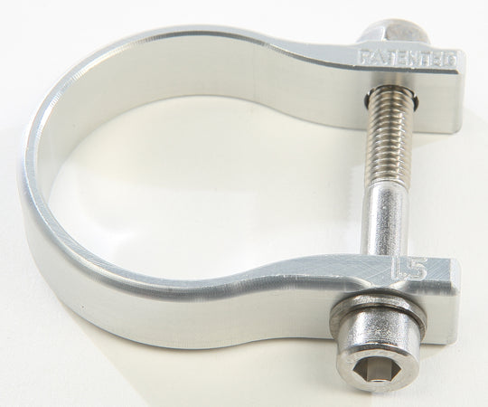 Axia Alloys Roll Bar Strap Clamp - UTV Roll Cage Mounting Clamp - 1.5 in / Silver