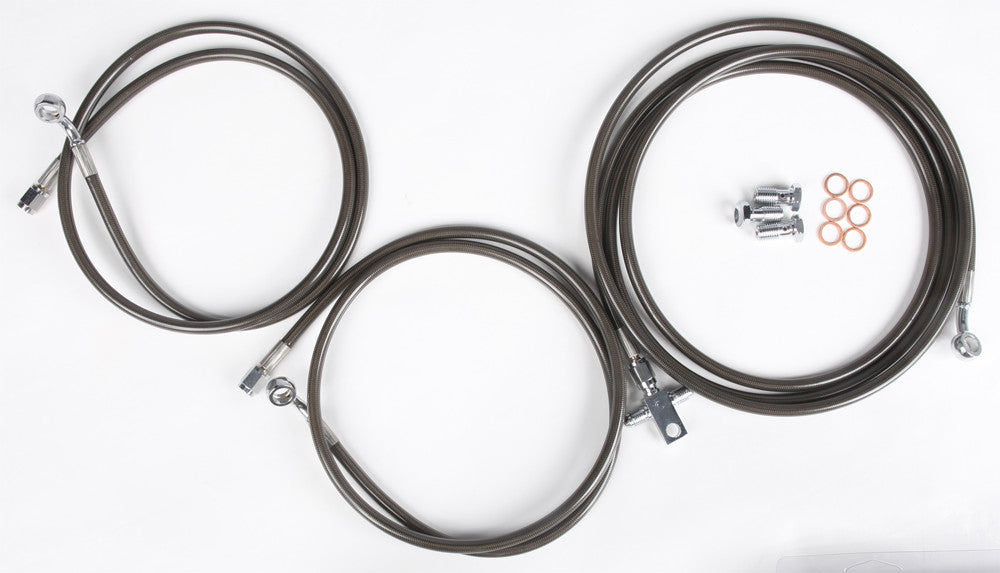 Streamline Rear Brake Line Kit SMOKE+4
