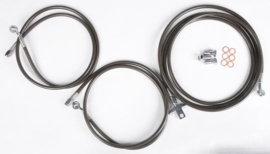 Streamline Rear Brake Line Kit SMOKE+4