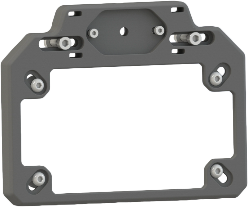 ATV TEK Adjustable License Plate Bracket with LED Light