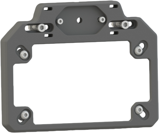 ATV TEK Adjustable License Plate Bracket with LED Light