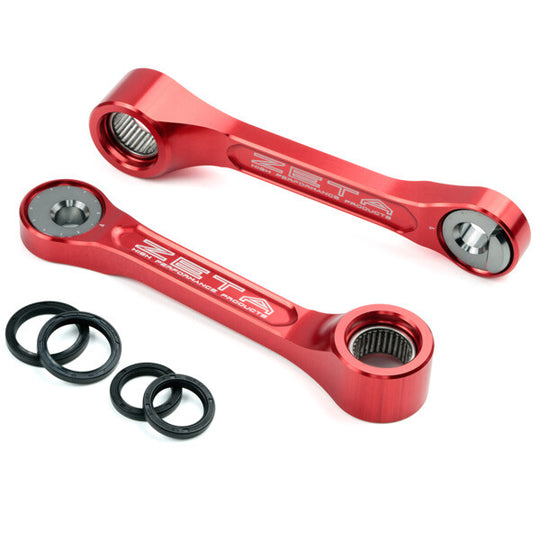 ZETA Adjustable Lowering Link Kit 2017-2026 Honda CRF250R CRF250RX CRF450L CRF450R