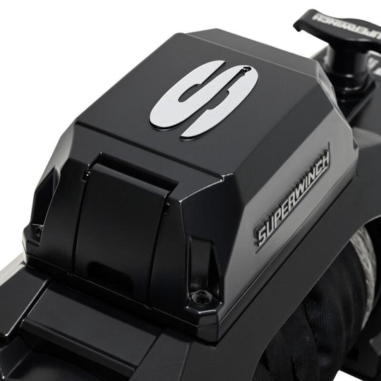 Superwinch SX12SR Synthetic Rope Winch - Semi Gloss Black