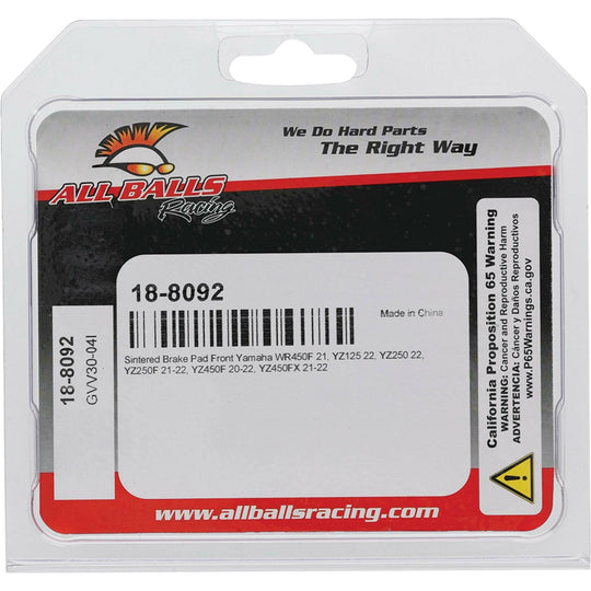 All Balls Sintered Brake Pads