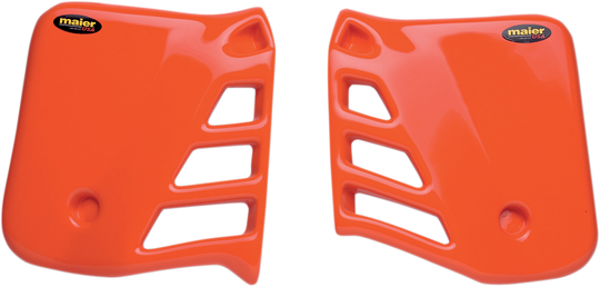 Maier Radiator Scoops Orange - Honda CR250R 1985-1987