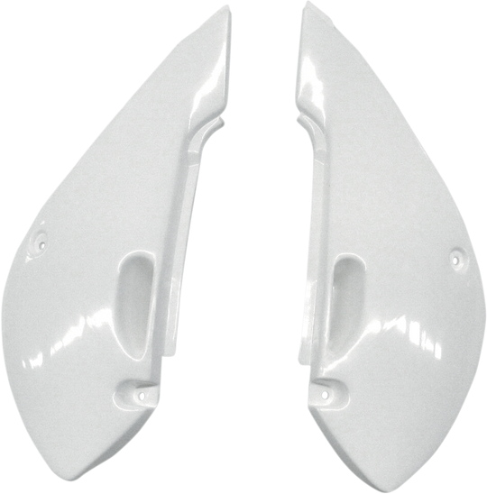UFO Plast Side Panels White - Kawasaki KX65 2000-2026