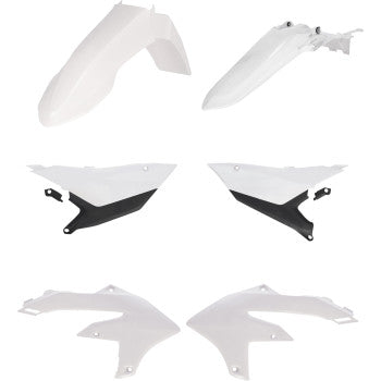 Acerbis Plastic Kit - 2026 Yamaha YZ450F - White/Black