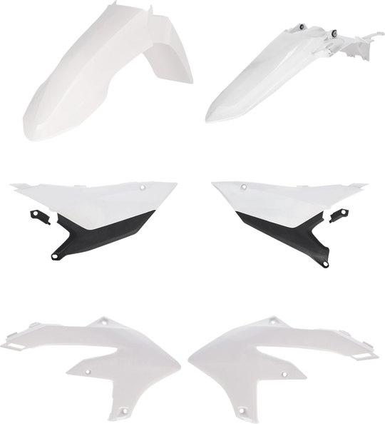 Acerbis Standard Plastic Kit White/Black - Yamaha YZ450F 2026