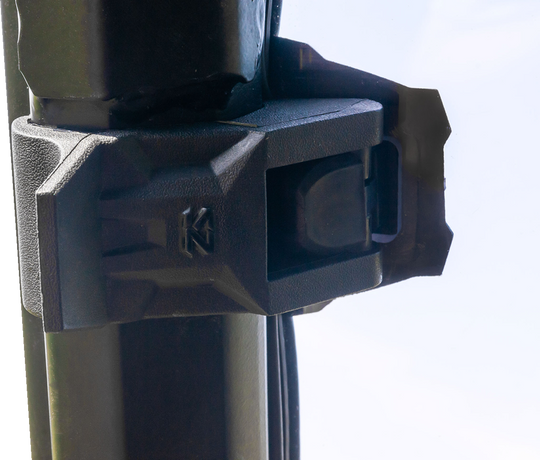 Seizmik Windshield Tool-Less Vented General - Polaris General and More