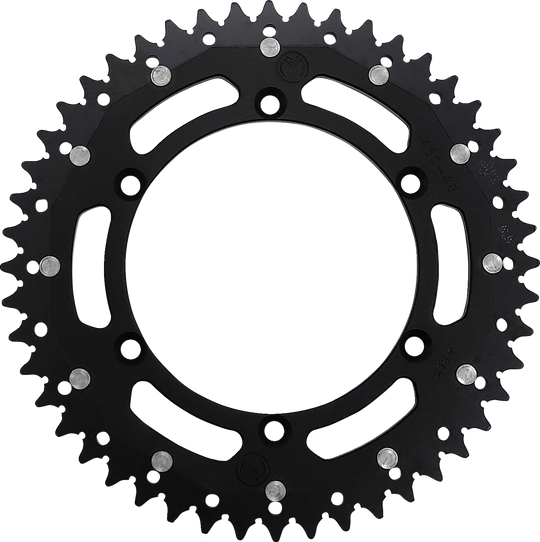 Moose Racing Dual Sprocket 48 Tooth Black - Kawasaki KX125 and More