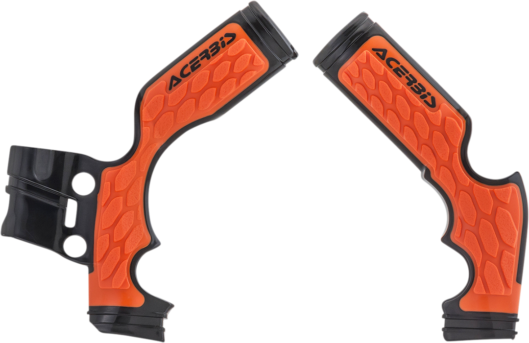Acerbis X-Grip Frame Guards Red/Black - KTM 65 SX and More