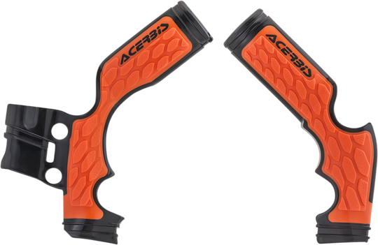 Acerbis X-Grip Frame Guards Red/Black - KTM 65 SX and More