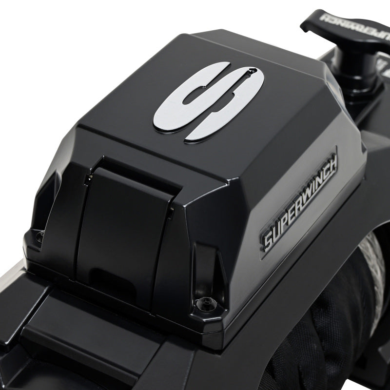 Superwinch SX10SR Synthetic Rope Winch - Semi Gloss Black