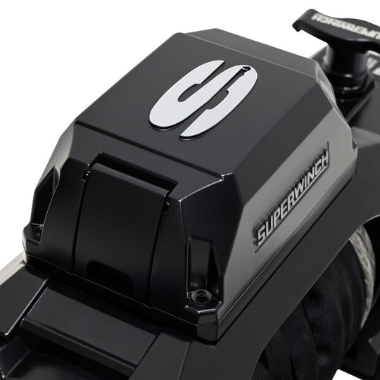 Superwinch SX10SR Synthetic Rope Winch - Semi Gloss Black