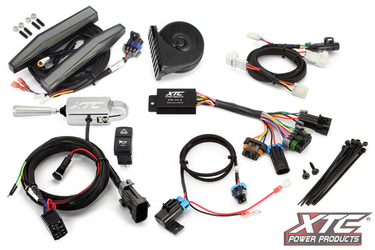 XTC Self-Canceling Turn Signal Kit with Billet Lever, Horn and X-LITE DRL - Kawasaki - Ridge 2024-2026