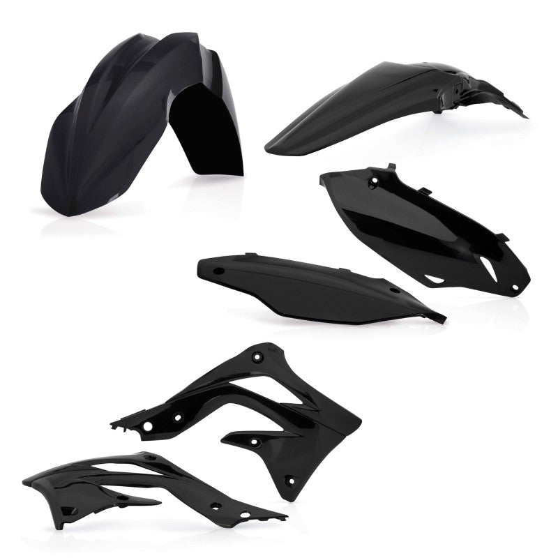 Acerbis Plastic Kit - 13-15 Kawasaki KX450F - Black