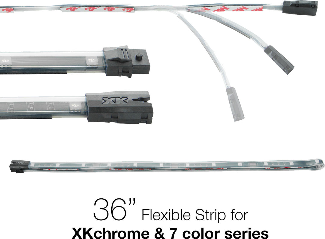 XK Glow Accessories - Extension Wires, Pods, Strips and Tubes - 36 in Flex Strip