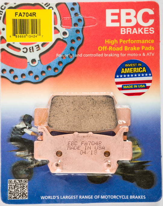 EBC Standard Brake Pads FA704R Sintered R