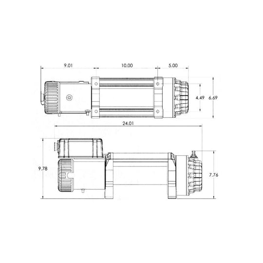 Superwinch Tiger Shark 15000 Winch - Wire Rope