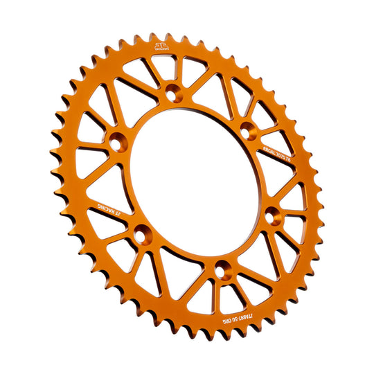 JT Sprockets Aluminum Racelite Rear Sprocket 50T-520 ORG