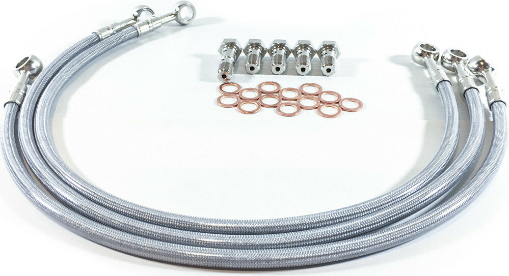 G Brakes Stainless Steel Brake Line - Honda TRX250R