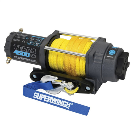 Superwinch Terra 4500SR Winch - 4,500 lb - Gray Wrinkle