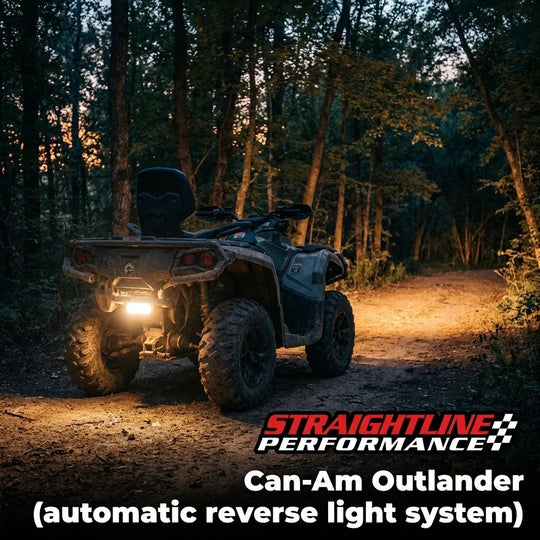 Straightline SmartWire Plug-and-Play Backup / Reverse Light Kit - Can-Am - Outlander 850 / 1000 2016-2026 - Single Light
