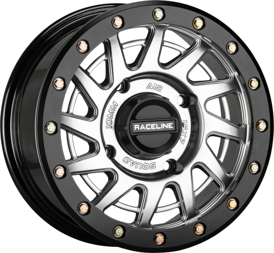 Raceline Squad Beadlock Wheels 5+2(+10MM) Hyper Silver