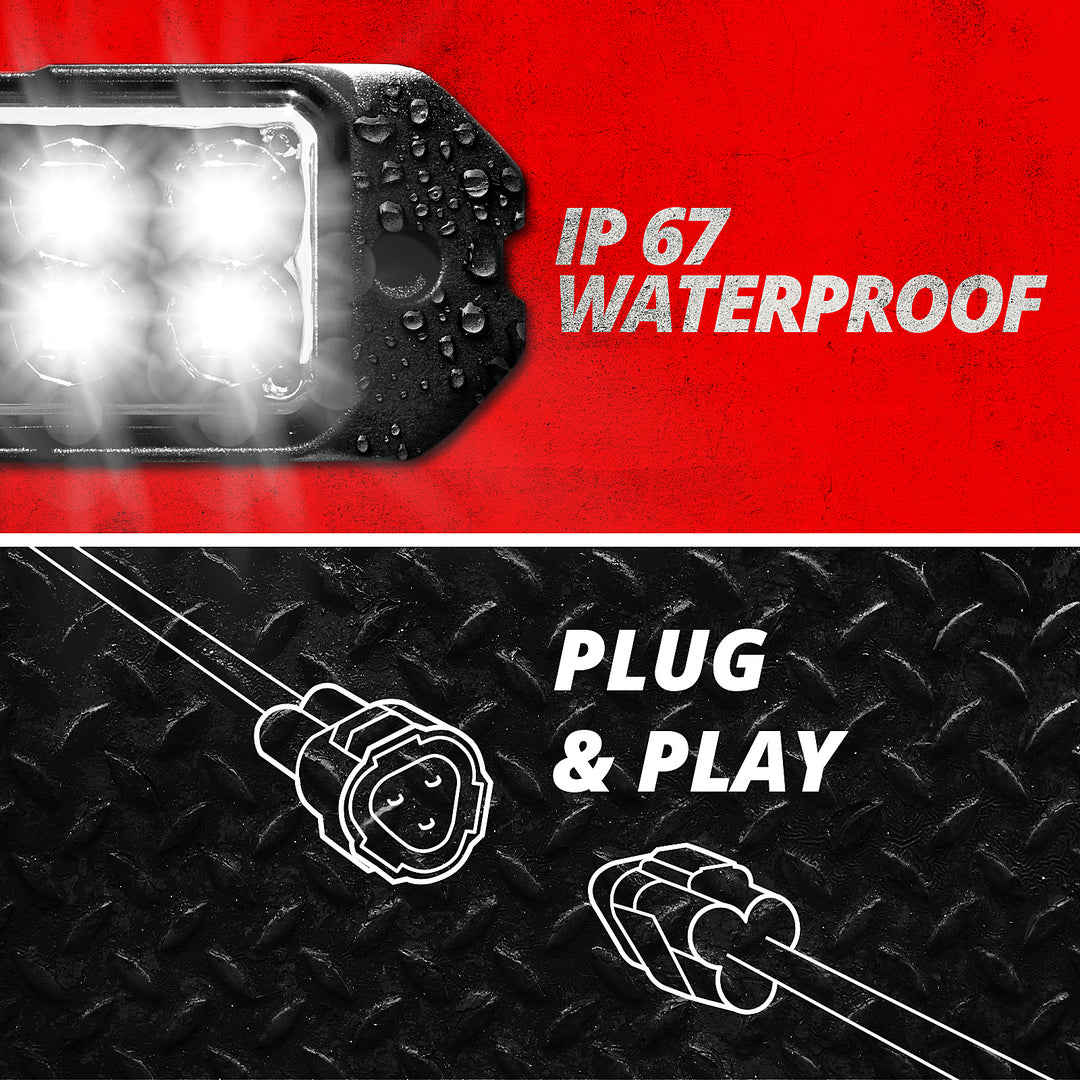 XK Glow Plug-and-Play UTV Turn Signal Kit with Horn