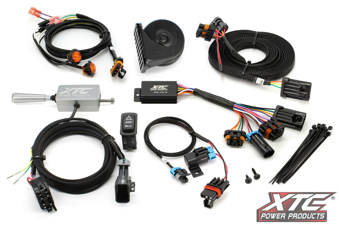 XTC Self-Canceling Turn Signal Kit with Billet Lever - Polaris - Ranger XP 1000 Non-Ride Command 2019-2024