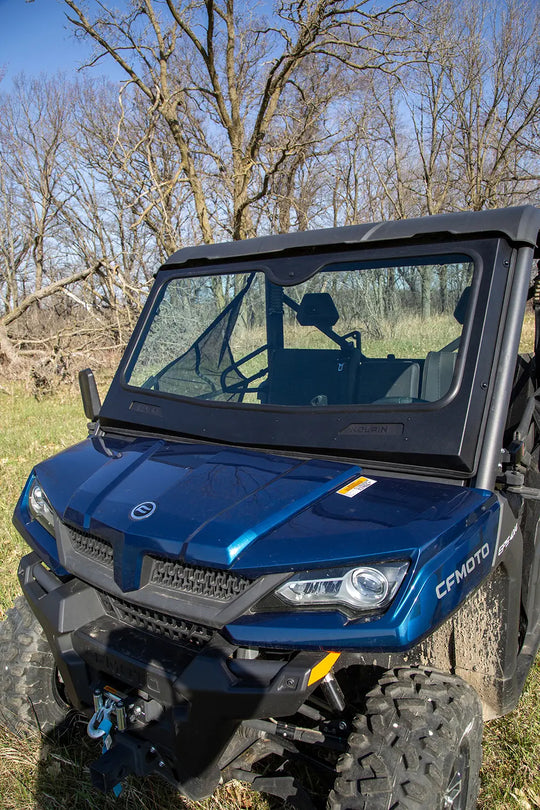 Kolpin Glass UTV Windshield with Sliding Vents - CFMOTO UFORCE