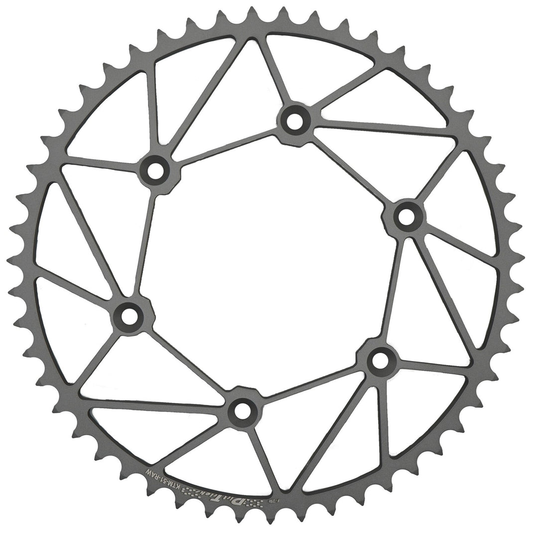 Dirt Tricks Chromoly Rear Sprocket Stl and Zir 51T-520 Chromatic KTM/Husq