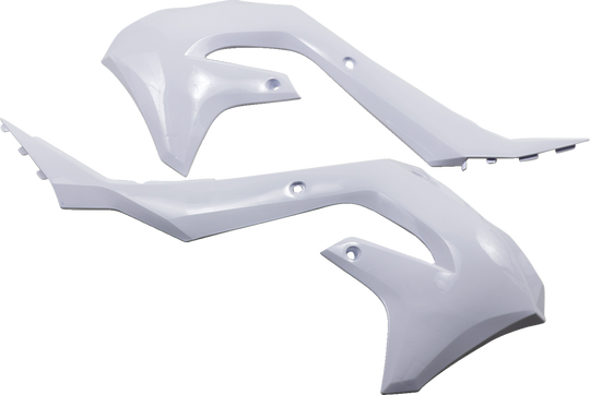 Cycra Powerflow Shrouds White - Kawasaki KX250F and More