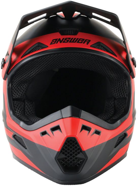 Answer AR1 Sweep Helmet Black/Red Youth