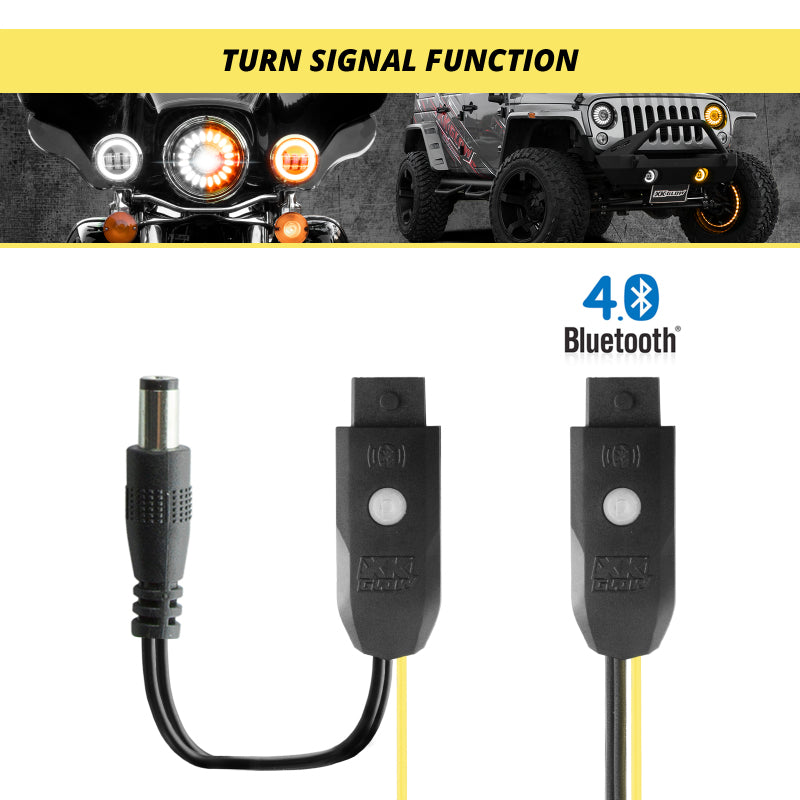 XK Glow Mini XKchrome 12V Controller w/Turn Signal Function 2pc