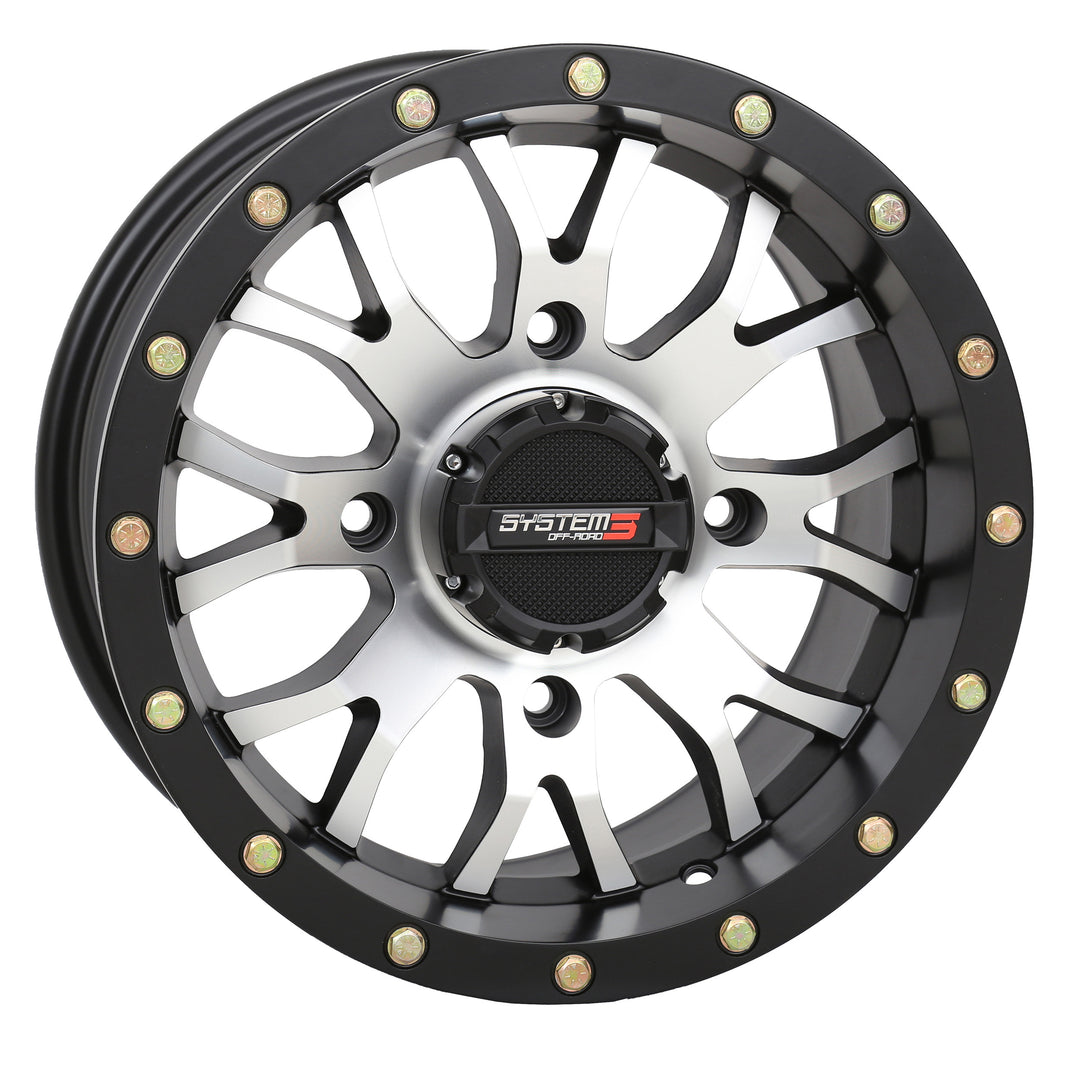 System 3 ST3 Wheels 14x7 5+2 (+30MM) Machined/Black
