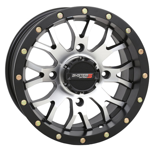 System 3 ST3 Wheels 14x7 5+2 (+30MM) Machined/Black