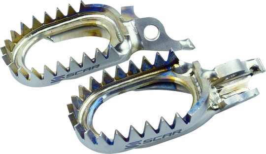 Scar Racing Anti-Mud Titanium Foot Pegs - Kawasaki KX250F and More