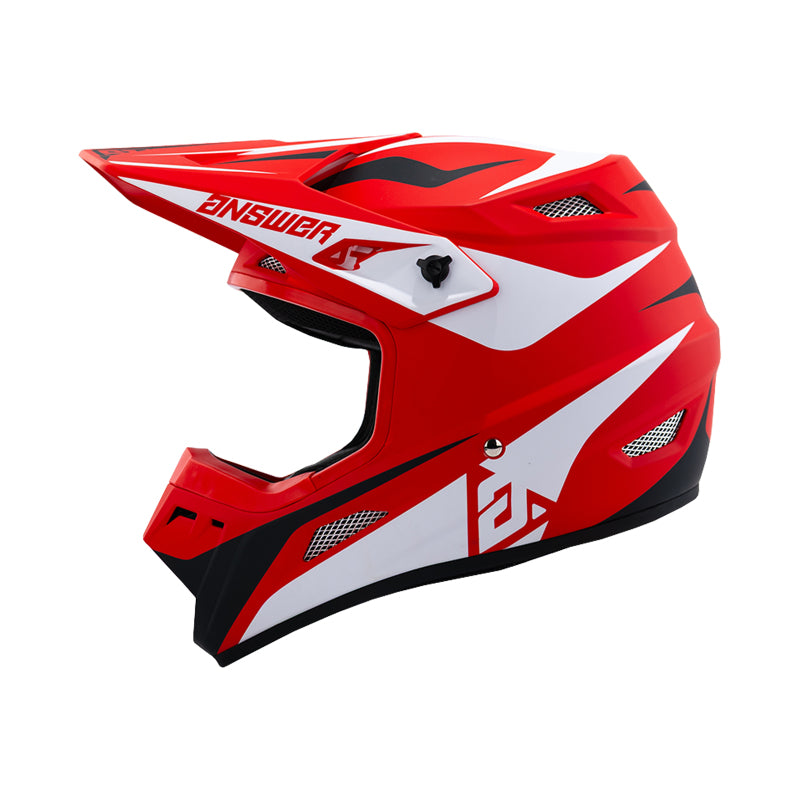 Answer AR1 Mototown Helmet Glossy Red/White/Black