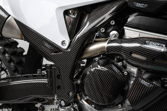CMT Carbon Frame Guards - 24-26 KTM XC300