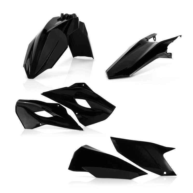 Acerbis Plastic Kit - 15-16 Husq TE125-300 / FE250-501 - Black