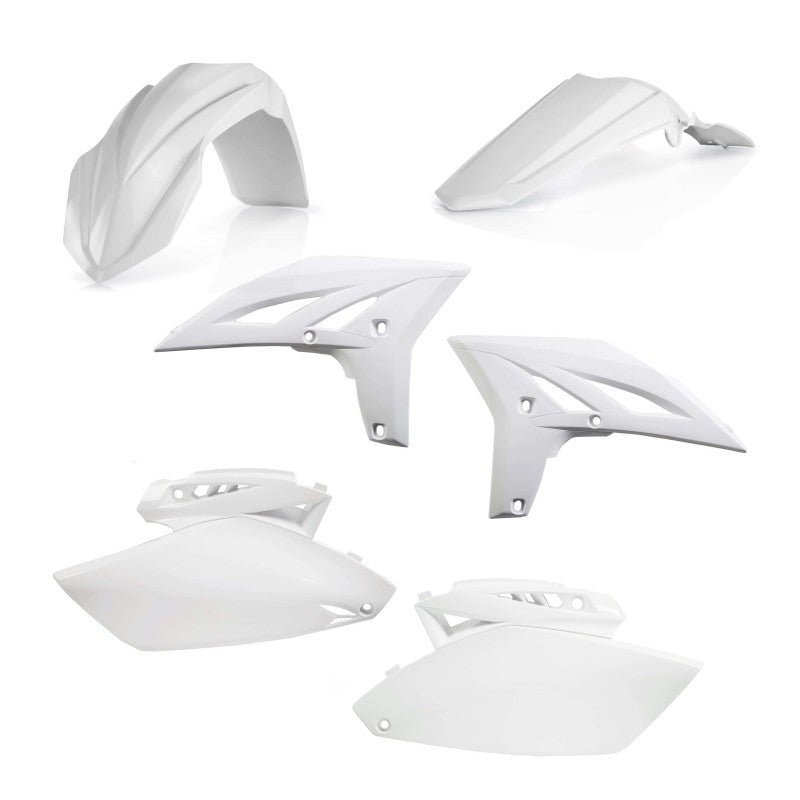 Acerbis Plastic Kit - 10-13 Yamaha YZ250F - White