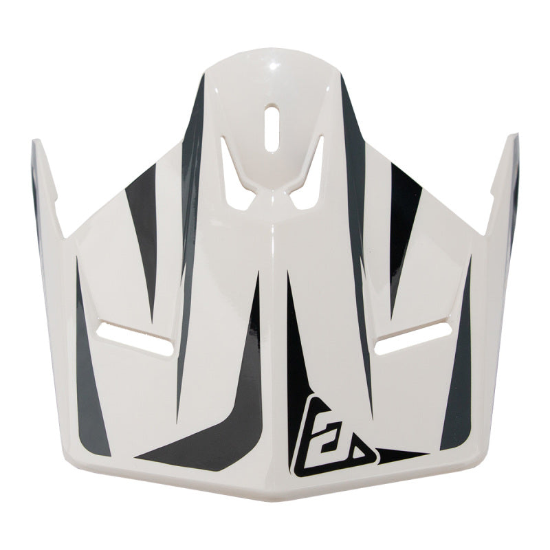 Answer AR1 Mototown Glossy Visor - White/Grey/Black