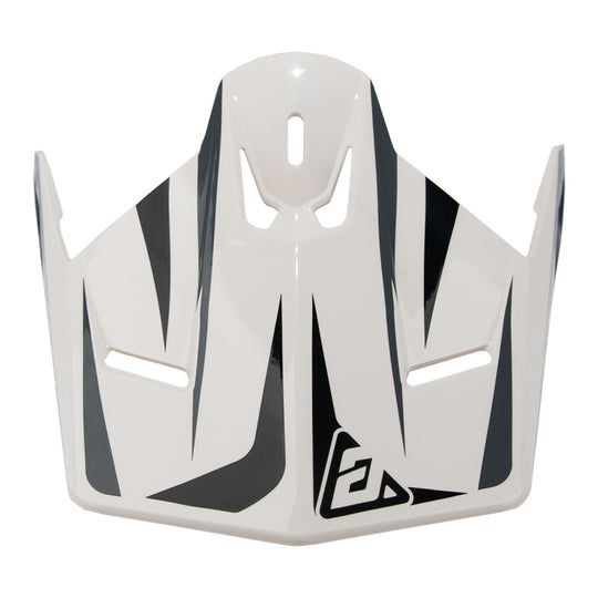 Answer AR1 Mototown Glossy Visor - White/Grey/Black