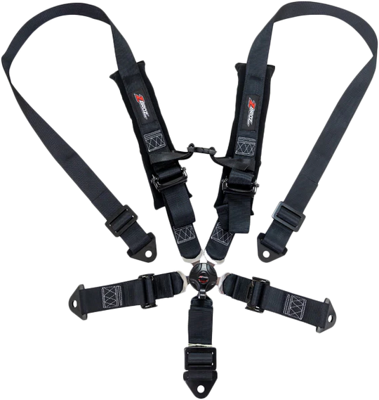 Z-Broz 5-Point Cam-Lock UTV Harness - SFI 16.1 - Black - 2 in