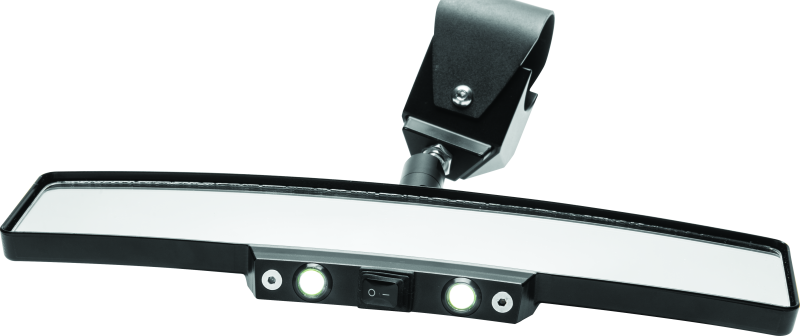 DragonFire Racing Lighted Rear View Mirror - 1.75-2in Clamp