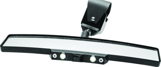 DragonFire Racing Lighted Rear View Mirror - 1.75-2in Clamp