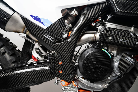CMT Carbon Rear Side Panel Guards - 24-26 KTM XC300