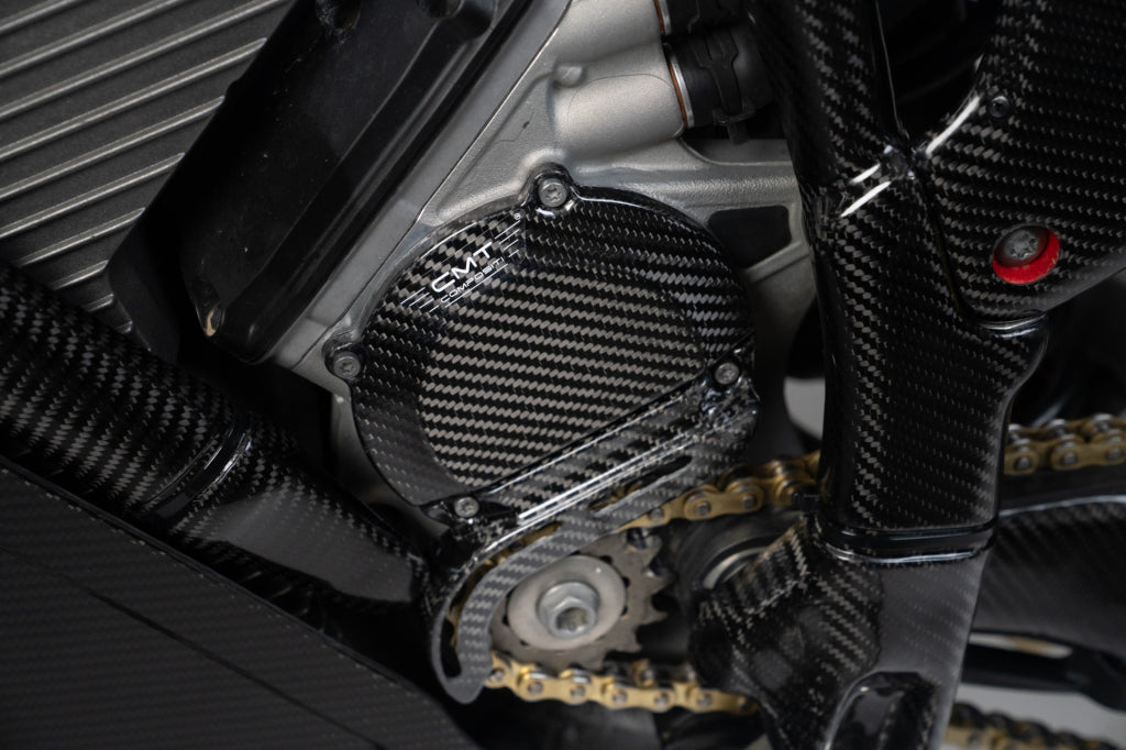 CMT Carbon Pinion Guard - 23-26 Stark Varg / MX / EX / SM